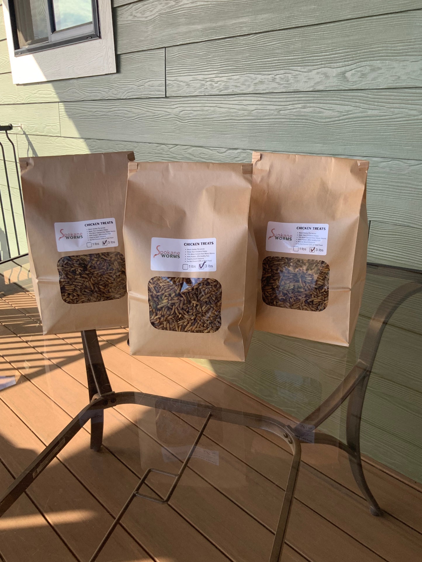 BSFL Chicken Treats- Large Bag