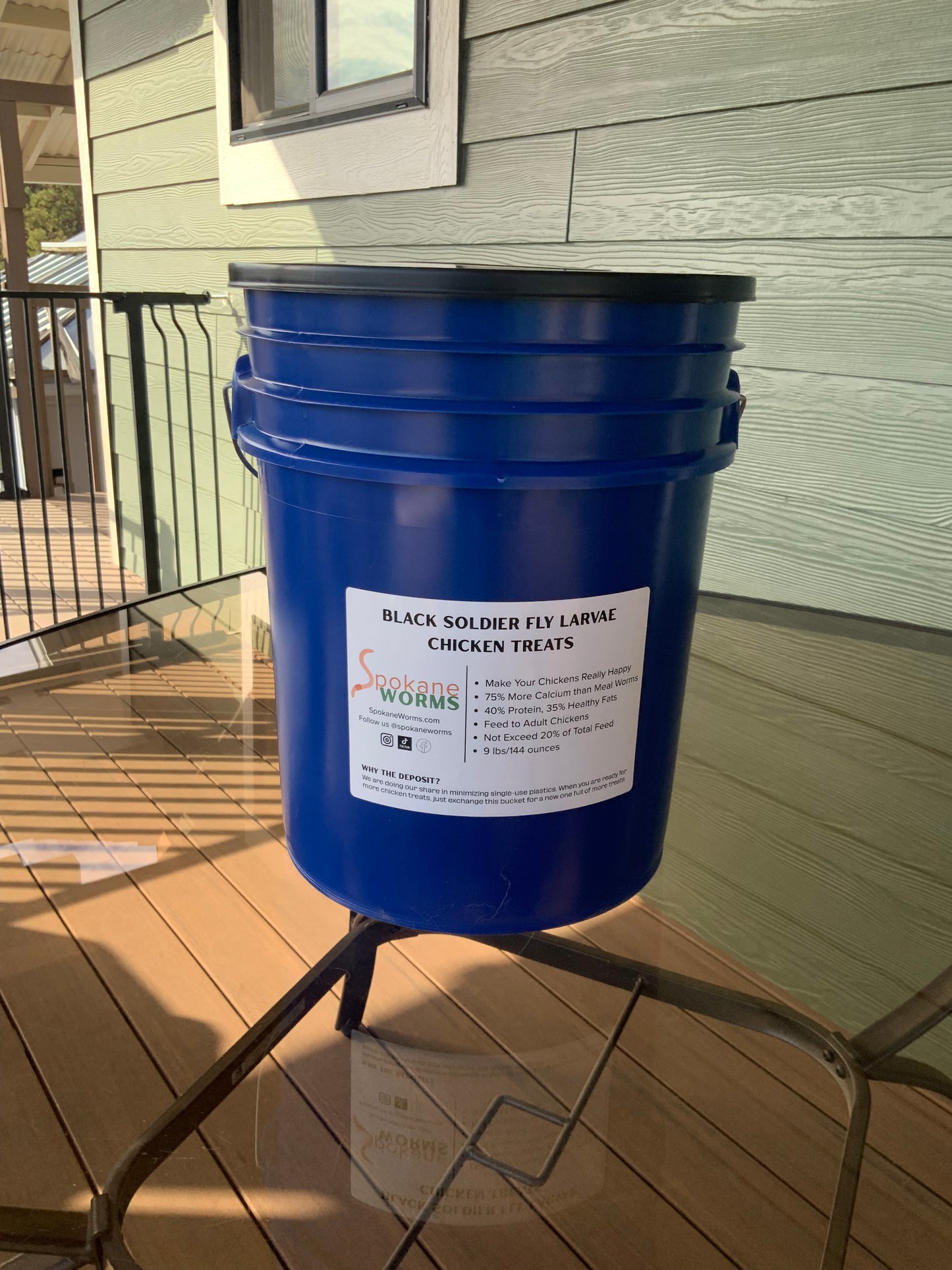 BSFL Chicken Treats 5 gallon bucket