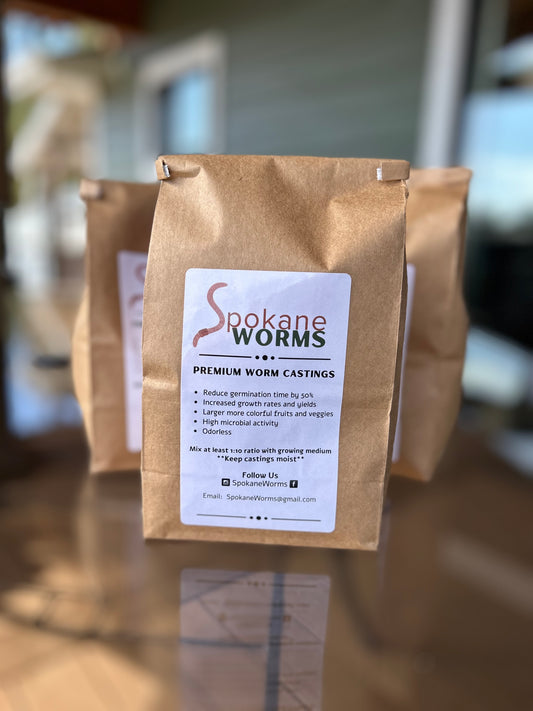 Worm Castings - 1 gallon bag